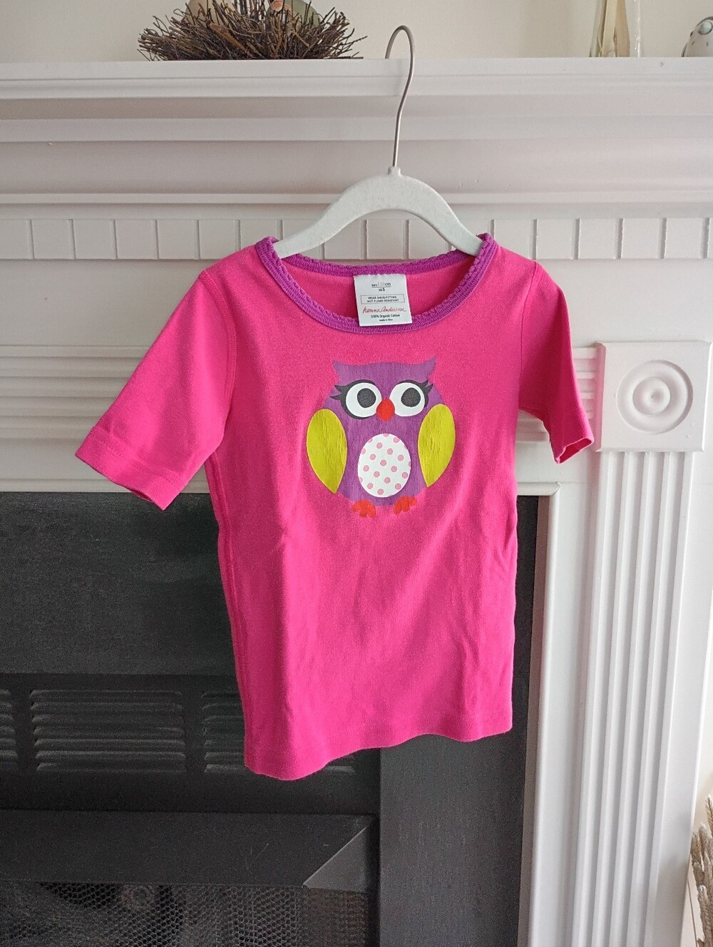 Hanna Andersson 5 Owl PJ Top